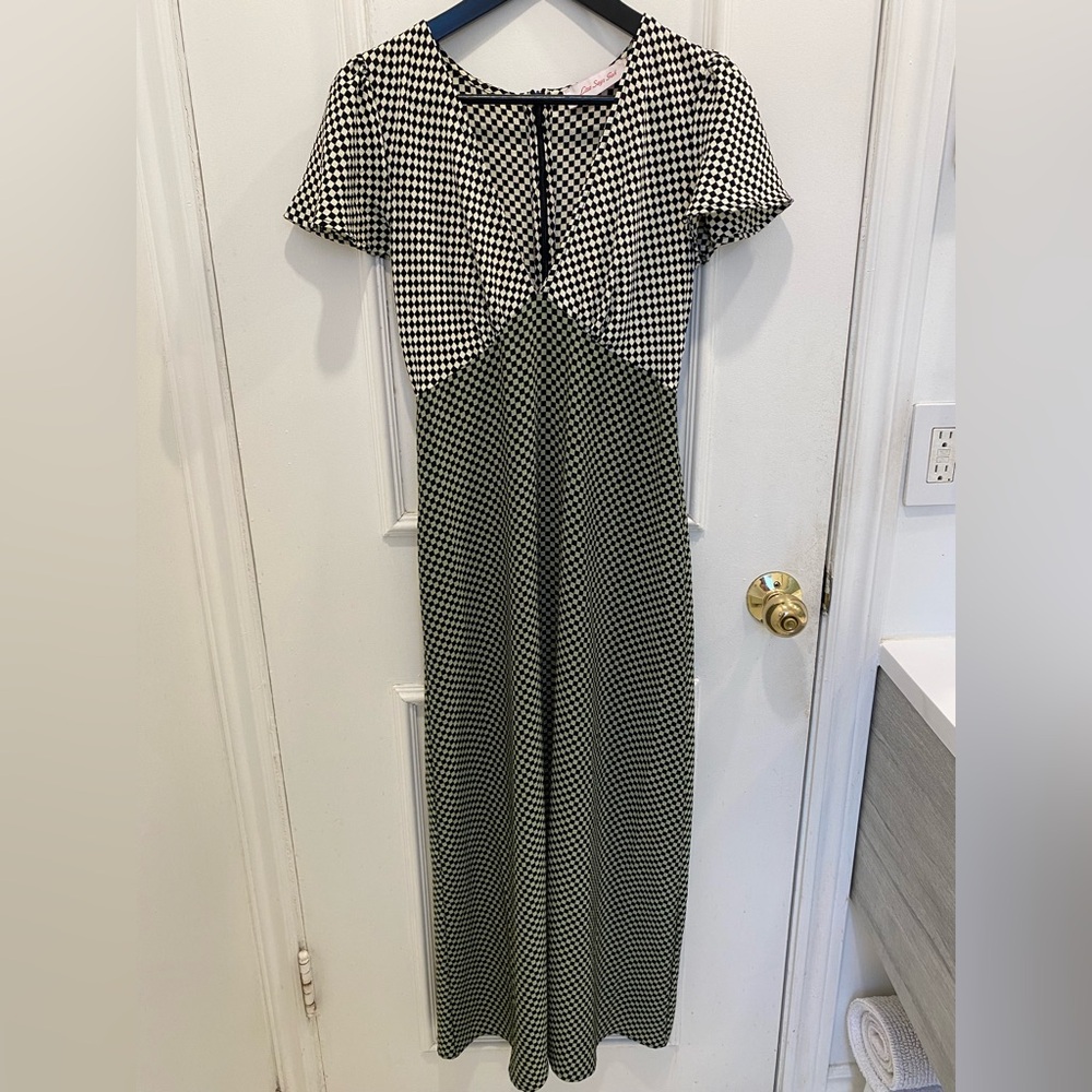 Lisa Says Gah Patterned Maxi Dress Size XS